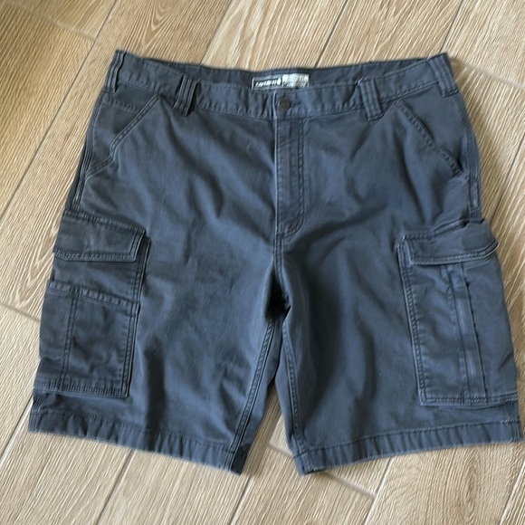 Carhartt Relaxed Fit Men's Gray Cargo Shorts - Picture 3 of 7